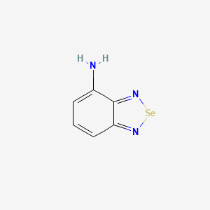 Chemical structure of 2,1,3-Benzoselenadiazol-4-amine