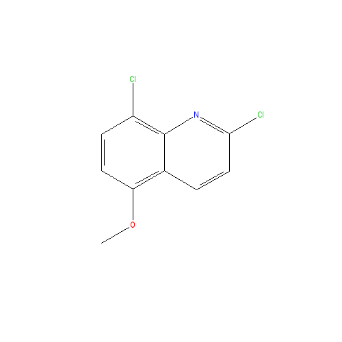 Chemical structure of 2,8-Dichloro-5-methoxyquinoline