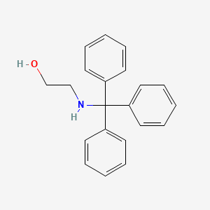 Chemical structure of 2-(Tritylamino)ethanol