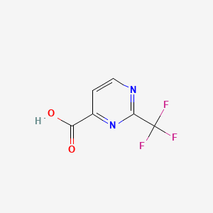 Chemical structure of 2-(Trifluoromethyl)pyrimidine-4-carboxylic acid