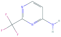 Chemical structure of 2-(Trifluoromethyl)pyrimidin-4-amine