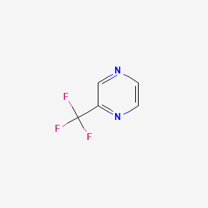 Chemical structure of 2-(Trifluoromethyl)pyrazine