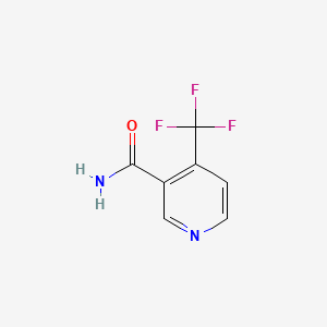 Chemical structure of 2-(Trifluoromethyl)nicotinamide
