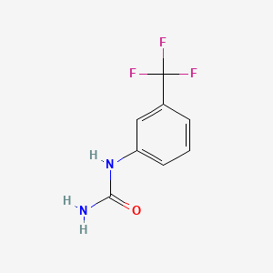 Chemical structure of 2-(Trifluoromethyl)benzohydrazide
