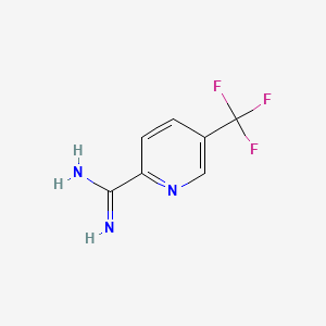 Chemical structure of 2-(Trifluoromethyl)-6,7-dihydro-5h-pyrrolo[3,4-d]pyrimidine