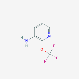Chemical structure of 2-(Trifluoromethoxy)pyridin-3-amine