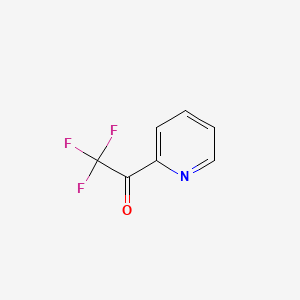 Chemical structure of 2,2,2-Trifluoro-1-(pyridin-2-yl)ethan-1-one