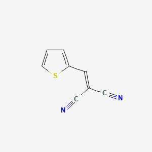 Chemical structure of 2-(Thiophen-2-yl)malononitrile