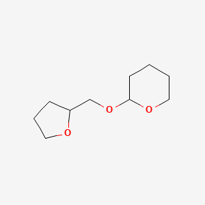 Chemical structure of 2-(Tetrahydrofurfuryloxy)tetrahydropyran