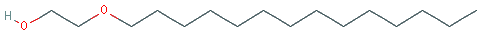 Chemical structure of 2-(tetradecyloxy)ethanol