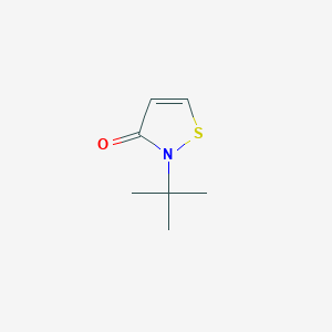 Chemical structure of 2-(Tert-Butyl)Isothiazol-3(2H)-One