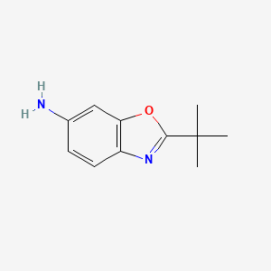 Chemical structure of 2-(tert-Butyl)benzo[d]oxazol-6-amine