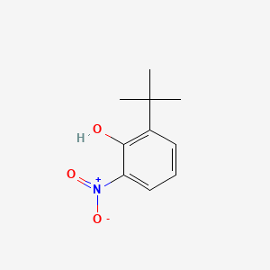 Chemical structure of 2-(tert-Butyl)-6-nitrophenol