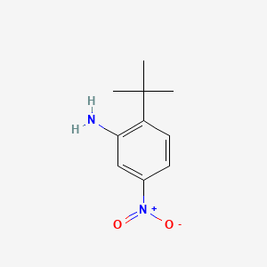 Chemical structure of 2-Tert-butyl-5-nitroaniline