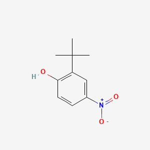 Chemical structure of 2-Tert-butyl-4-nitrophenol