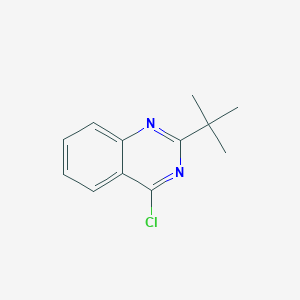Chemical structure of 2-(tert-Butyl)-4-chloroquinazoline