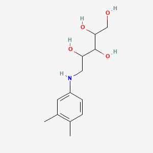 Chemical structure of 2-(tert-butoxycarbonyl)hexahydrocyclopenta[c]pyrrole-3a(1H)-carboxylic acid