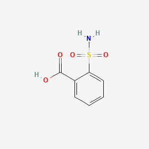 Chemical structure of 2-(Sulfamoylamino)benzoic acid