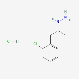 Chemical structure of 2-(Pyrrolidin-3-yl)pyridine dihydrochloride