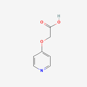 Chemical structure of 2-(Pyridin-4-yloxy)acetic acid