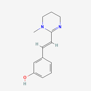 Chemical structure of 2-(PYRIDIN-4-YLMETHYL)QUINUCLIDIN-3-ONE