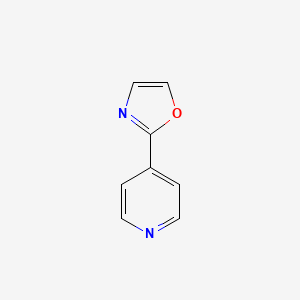 Chemical structure of 2-(Pyridin-4-yl)oxazole