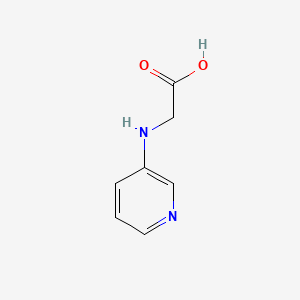 Chemical structure of 2-(Pyridin-3-ylamino)acetic acid