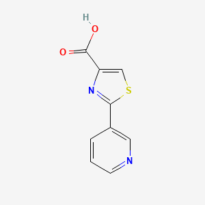 Chemical structure of 2-(3-Pyridyl)thiazole-4-carboxylic acid