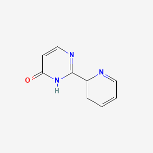 Chemical structure of 2-(Pyridin-2-yl)pyrimidin-4-ol