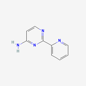 Chemical structure of 2-(Pyridin-2-yl)pyrimidin-4-amine