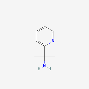 Chemical structure of 2-(2-Pyridyl)-2-propylamine