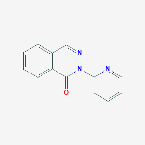 Chemical structure of 2-Pyridin-2-ylphthalazin-1-one