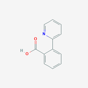 Chemical structure of 2-(Pyridin-2-yl)benzoic acid
