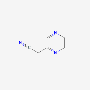 Chemical structure of 2-(Pyrazin-2-yl)acetonitrile