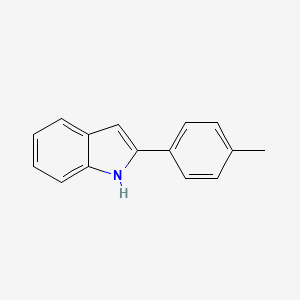 Chemical structure of 2-(p-Tolyl)indole