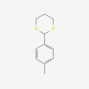 Chemical structure of 2-(p-Tolyl)-1,3-dithiane