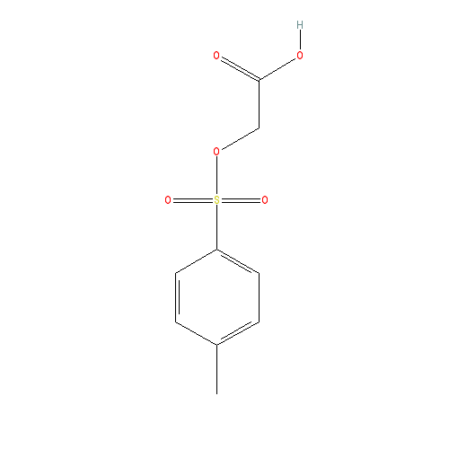 Chemical structure of 2-(p-Toluenesulfonyloxy)acetic Acid