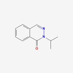 Chemical structure of 2-(Propan-2-yl)-1,2-dihydrophthalazin-1-one