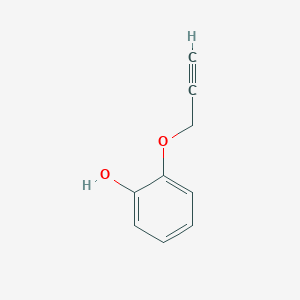 Chemical structure of 2-(Prop-2-yn-1-yloxy)phenol