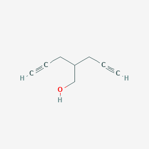 Chemical structure of 2-(Prop-2-yn-1-yl)pent-4-yn-1-ol