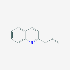 Chemical structure of Quinoline, 2-(2-propenyl)-