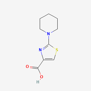 Chemical structure of 2-(Piperidin-1-yl)thiazole-4-carboxylic acid