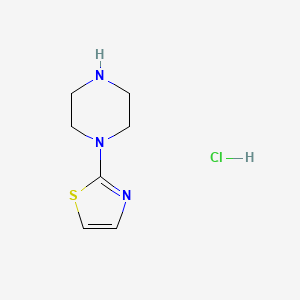 Chemical structure of 2-(Piperazin-1-yl)thiazole hydrochloride