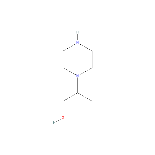 Chemical structure of 2-(Piperazin-1-yl)propan-1-ol