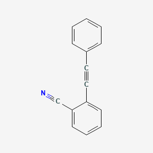 Chemical structure of 2-(Phenylethynyl)benzonitrile