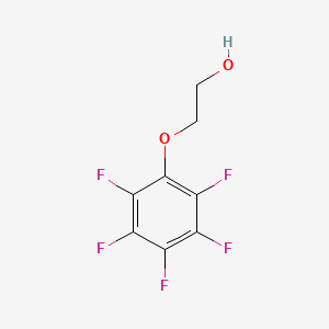 Chemical structure of 2-(Pentafluorophenoxy)ethanol