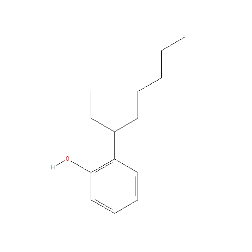 Chemical structure of 2-(Octan-3-Yl)Phenol