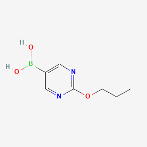 Chemical structure of (2-Propoxypyrimidin-5-YL)boronic acid