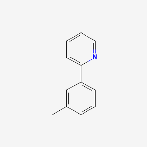 Chemical structure of 2-(m-Tolyl)pyridine