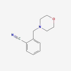 Chemical structure of 2-(Morpholinomethyl)benzonitrile